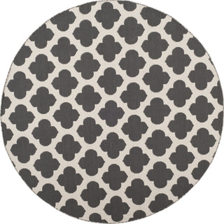 Safavieh Montauk MTK723 Dark Grey/Ivory Area Rug 6' Round