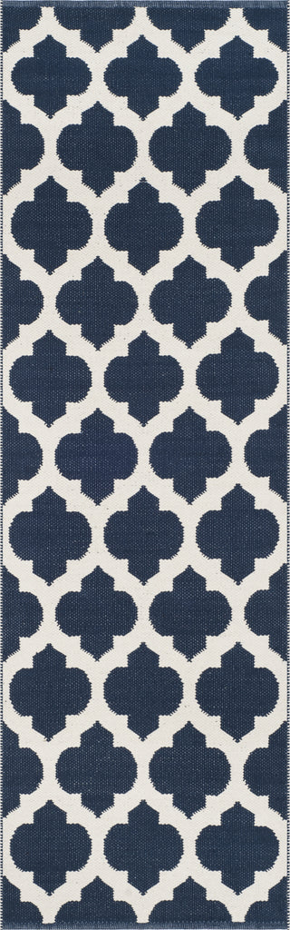 Safavieh Montauk MTK723 Navy/Ivory Area Rug 2' 3'' X 7'