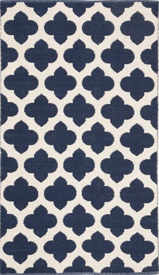 Safavieh Montauk MTK723 Navy/Ivory Area Rug 3' X 5'