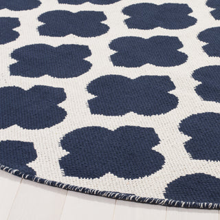 Safavieh Montauk MTK723 Navy/Ivory Area Rug Detail