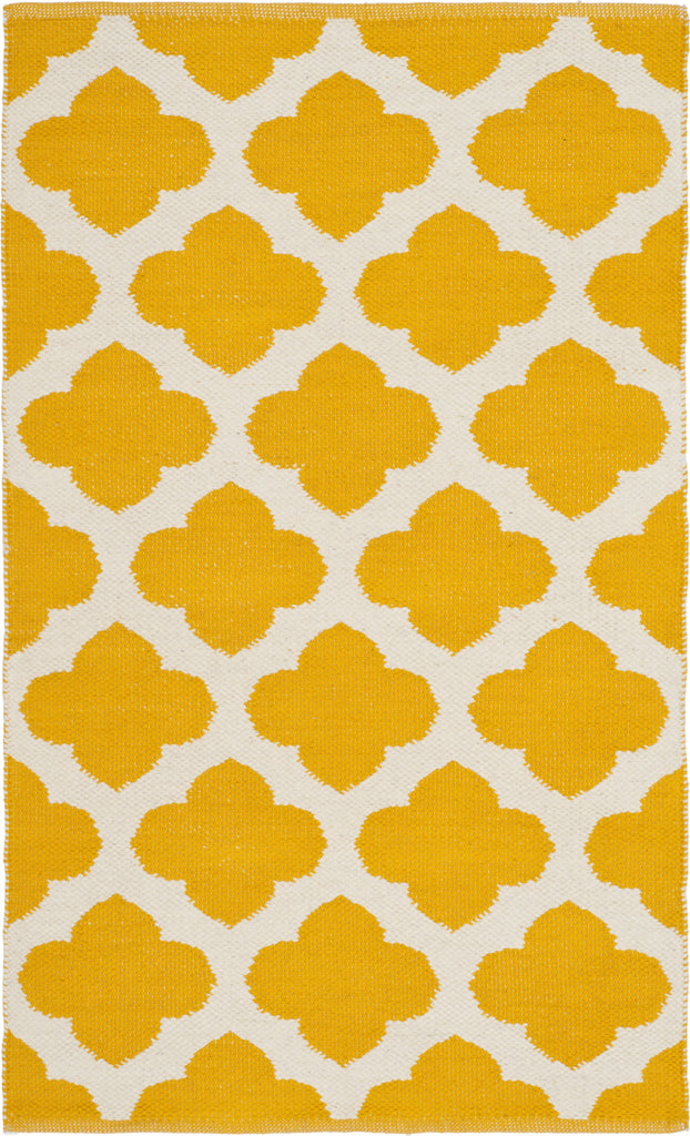 Safavieh Montauk MTK723 Yellow/Ivory Area Rug main image