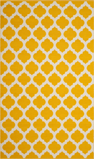 Safavieh Montauk MTK723 Yellow/Ivory Area Rug 5' X 8'