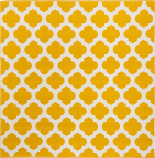 Safavieh Montauk MTK723 Yellow/Ivory Area Rug 6' Square