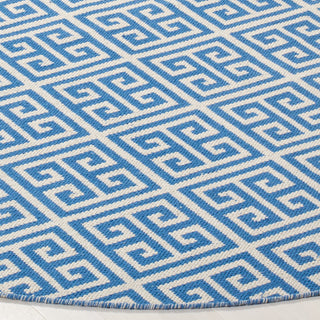 Safavieh Montauk MTK724 Blue/Ivory Area Rug Detail