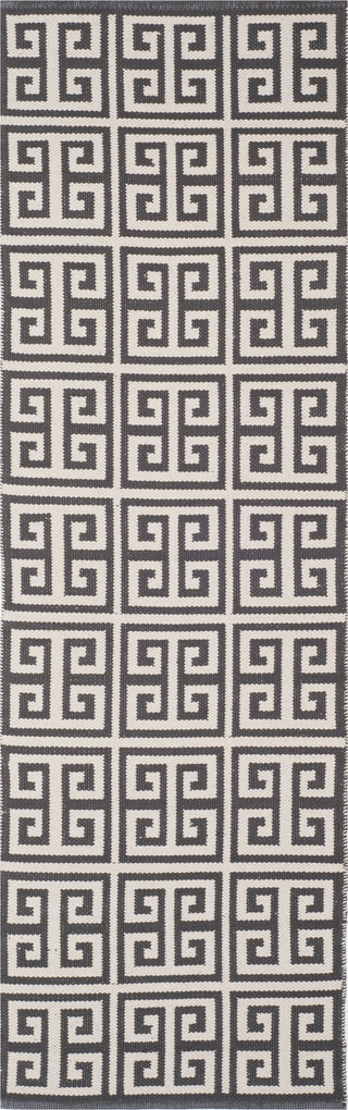 Safavieh Montauk MTK724 Dark Grey/Ivory Area Rug 2' 3'' X 7'