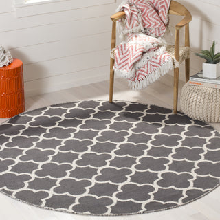 Safavieh Montauk MTK725 Dark Grey/Ivory Area Rug Room Scene