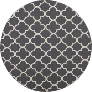 Safavieh Montauk MTK725 Dark Grey/Ivory Area Rug Round