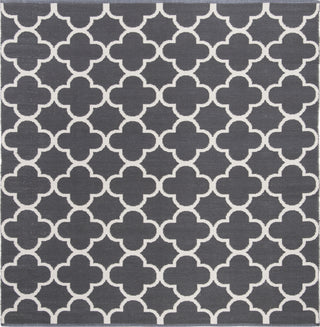 Safavieh Montauk MTK725 Dark Grey/Ivory Area Rug 6' Square