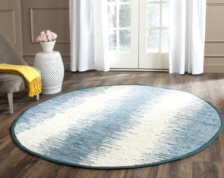 Safavieh Montauk MTK751 Blue Area Rug Room Scene