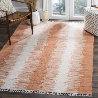 Safavieh Montauk MTK751 Orange Area Rug Room Scene