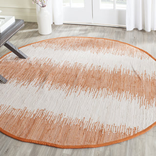 Safavieh Montauk MTK751 Orange Area Rug Room Scene