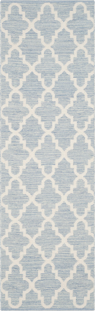 Safavieh Montauk MTK810 Light Blue/Ivory Area Rug 2' 3'' X 7'