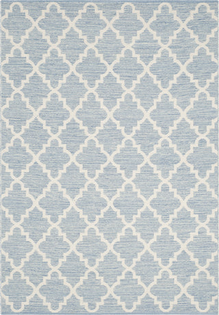 Safavieh Montauk MTK810 Light Blue/Ivory Area Rug 5' X 8'