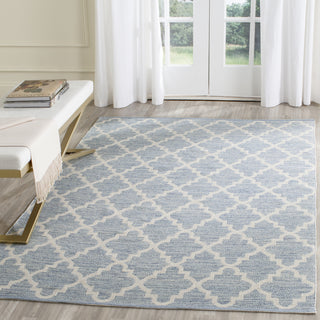 Safavieh Montauk MTK810 Light Blue/Ivory Area Rug Room Scene