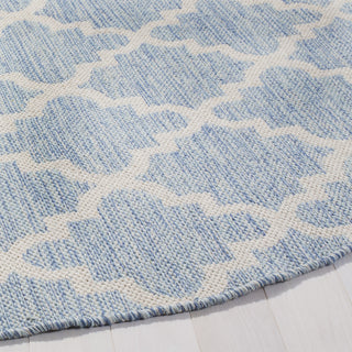 Safavieh Montauk MTK810 Light Blue/Ivory Area Rug Detail