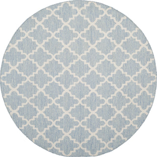 Safavieh Montauk MTK810 Light Blue/Ivory Area Rug 6' Round