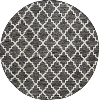 Safavieh Montauk MTK810 Black/Ivory Area Rug 6' Round