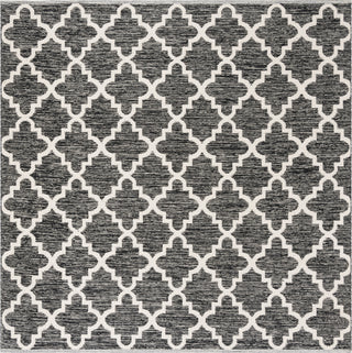 Safavieh Montauk MTK810 Black/Ivory Area Rug 6' Square