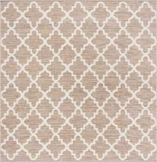 Safavieh Montauk MTK810 Beige/Ivory Area Rug 6' Square