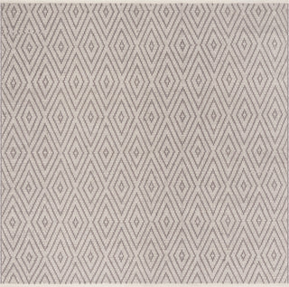 Safavieh Montauk MTK811 Grey/Ivory Area Rug 6' Square