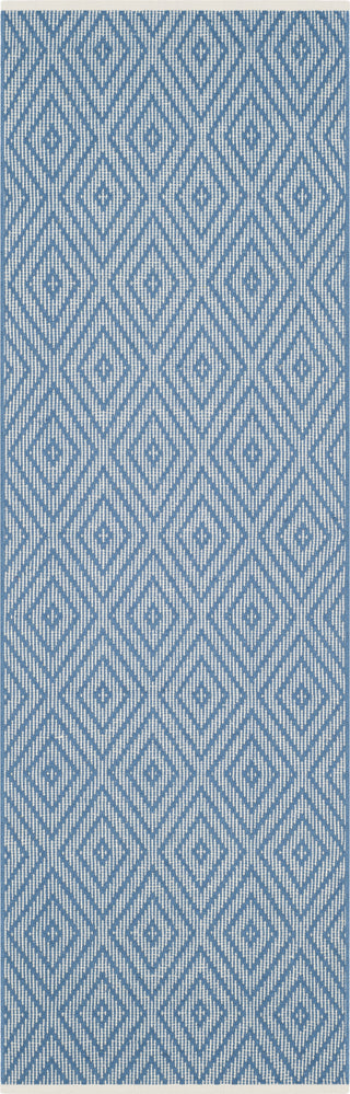 Safavieh Montauk MTK811 Blue/Ivory Area Rug 2' 3'' X 7'