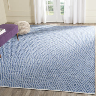 Safavieh Montauk MTK811 Blue/Ivory Area Rug Room Scene