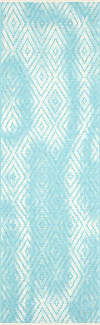 Safavieh Montauk MTK811 Turquoise/Ivory Area Rug 2' 3'' X 7'