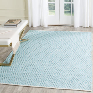 Safavieh Montauk MTK811 Turquoise/Ivory Area Rug Room Scene