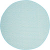 Safavieh Montauk MTK811 Turquoise/Ivory Area Rug 6' Round