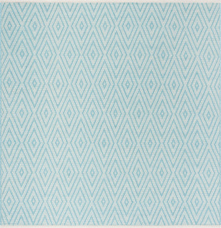 Safavieh Montauk MTK811 Turquoise/Ivory Area Rug 6' Square