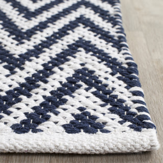 Safavieh Montauk MTK812 Navy/Ivory Area Rug Detail