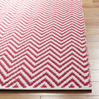 Safavieh Montauk MTK812 Red/Ivory Area Rug Detail