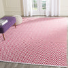 Safavieh Montauk MTK812 Red/Ivory Area Rug Room Scene
