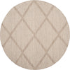 Safavieh Montauk MTK821 Beige Area Rug 6' Round