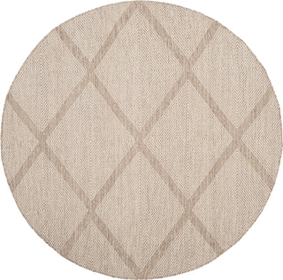 Safavieh Montauk MTK821 Beige Area Rug 6' Round