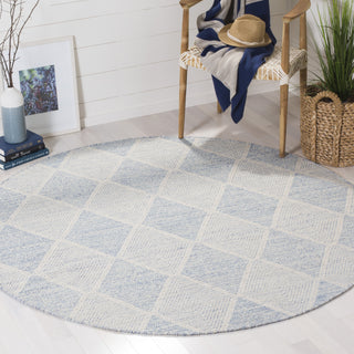 Safavieh Montauk MTK822 Light Blue Area Rug Room Scene