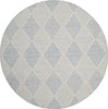 Safavieh Montauk MTK822 Light Blue Area Rug 6' Round