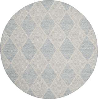 Safavieh Montauk MTK822 Light Blue Area Rug 6' Round