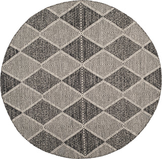 Safavieh Montauk MTK822 Black Area Rug 6' Round