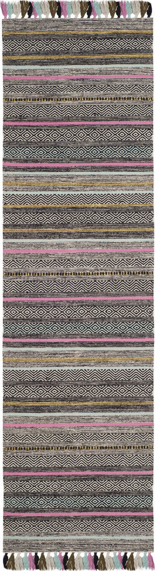 Safavieh Montauk MTK901 Black/Multi Area Rug Runner