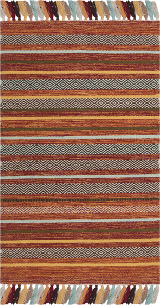 Safavieh Montauk MTK901 Rust/Multi Area Rug main image