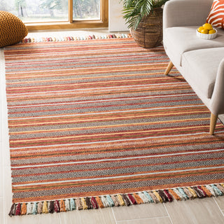 Safavieh Montauk MTK901 Rust/Multi Area Rug Room Scene