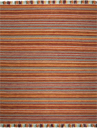 Safavieh Montauk MTK901 Rust/Multi Area Rug 8' X 10'