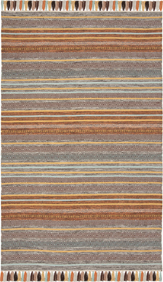 Safavieh Montauk MTK901 Turquoise/Brown Area Rug 5' X 8'