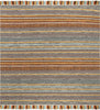 Safavieh Montauk MTK901 Turquoise/Brown Area Rug Square