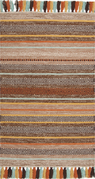 Safavieh Montauk MTK901 Brown/Multi Area Rug main image