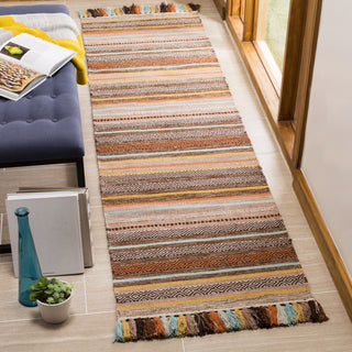 Safavieh Montauk MTK901 Brown/Multi Area Rug Room Scene