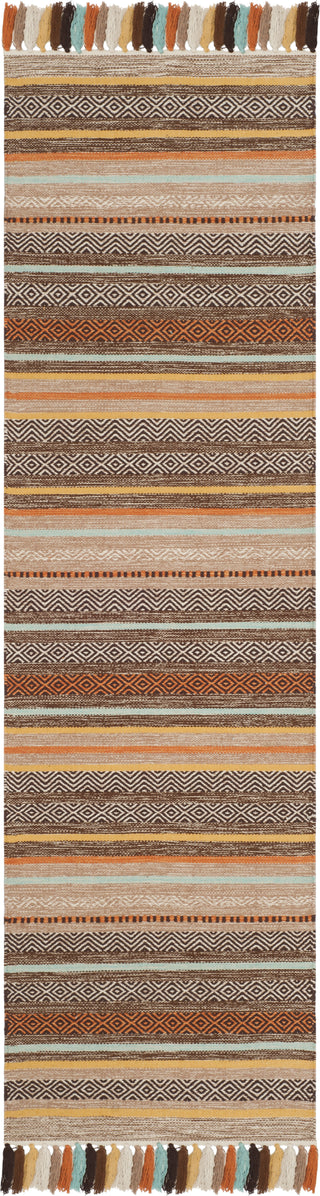 Safavieh Montauk MTK901 Brown/Multi Area Rug Runner