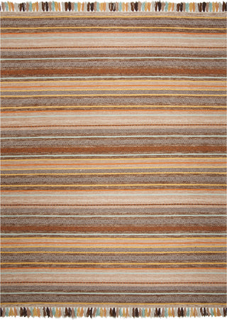 Safavieh Montauk MTK901 Brown/Multi Area Rug 8' X 10'