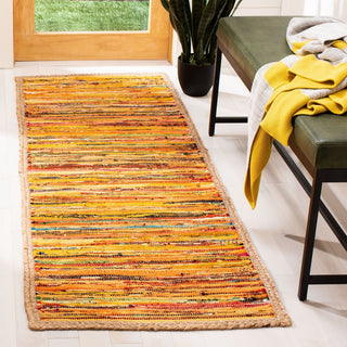 Safavieh Montauk MTK960 Gold/Natural Area Rug Room Scene Feature